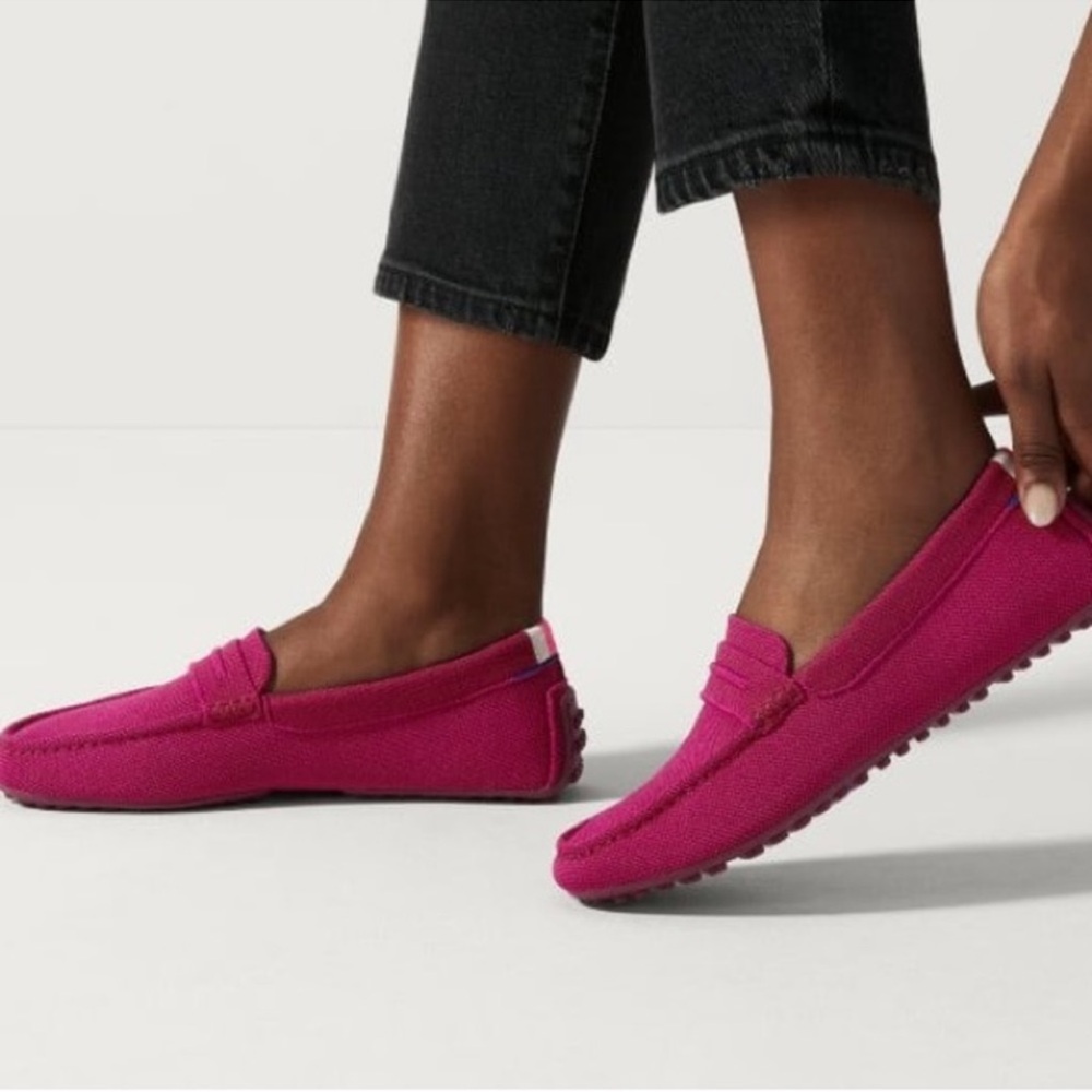 Rothy’s Driving Loafer Raspberry size 7.5 NEW - Picture 8 of 10